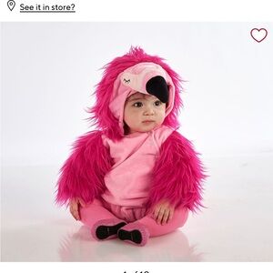 Pottery Barn Kids Pink Flamingo Costume 6-12 months